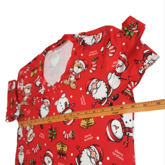 Graphic Scrub Top Womens Medium - Picture 7 of 10